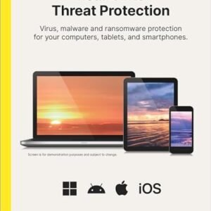 Norton 360 Premium 2025, Antivirus software for 10 Devices with Auto Renewal – Includes VPN, PC Cloud Backup & Dark Web Monitoring [Download]
