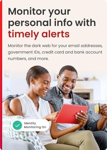 McAfee Total Protection 5-Device 2025 Ready | Security Software Includes Antivirus, Secure VPN, Password Manager, Identity Monitoring | Download - Image 4