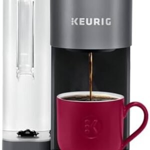 Keurig K-Supreme Single Serve K-Cup Pod Coffee Maker, MultiStream Technology, 4 Brew Sizes, 66oz Dual-Position Removable Reservoir, Gray