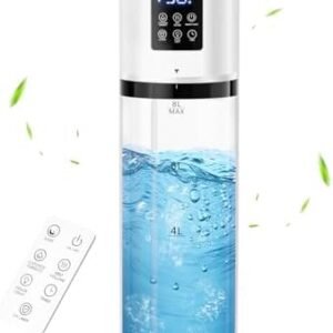 Humidifiers for Bedroom Large Room, 8L Large Capacity Cool Mist Humidifier, Air Humidifiers for Home, Smart Humidity Setting, Easy Top Fill, Sleep Mode, Essential Oil Box & Ambient Light, Auto Shutoff