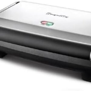 Breville Panini Press, Duo 1500-Watt Nonstick, Brushed Stainless Steel