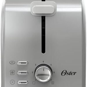 Oster 2-Slice Toaster with Extra Wide Slots, Stainless Steel