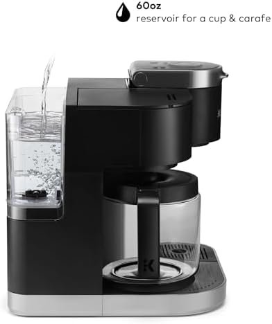 Keurig K-Duo Single Serve K-Cup Pod & Carafe Coffee Maker, with Multiple Brew Sizes, 60oz Removable Reservoir, Programmable Auto Brew Carafe, (Gen 1), Black - Image 5