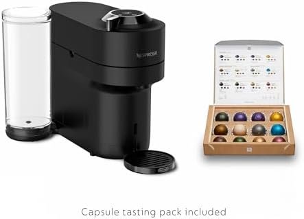 Nespresso Limited-Edition Vertuo Pop+ Coffee and Espresso Maker by De'Longhi, Black Matte with Dark Chrome - Image 4