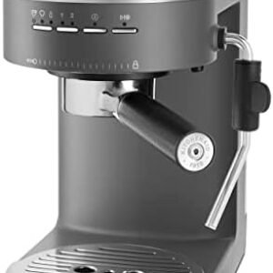 KitchenAid Semi-Automatic Espresso Machine KES6403, Matte Charcoal Grey, 1.4 Liters