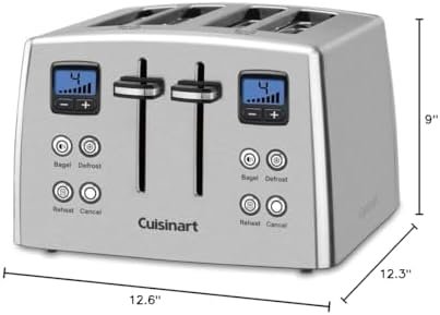 Cuisinart CPT-435P1 4-Slice Countdown Motorized Toaster, Stainless Steel - Image 2