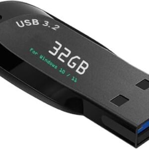 32GB - Bootable Windows 10&11, USB Driver 3.2Gen for Reinstall Windows, Reset Password,Network Drives (WiFi & LAN), Supported UEFI and Legacy, Compatible All Brands