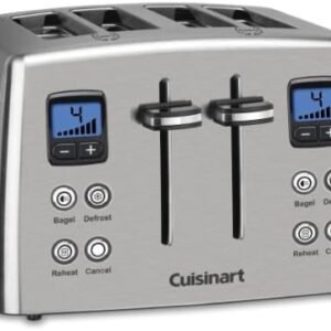 Cuisinart CPT-435P1 4-Slice Countdown Motorized Toaster, Stainless Steel