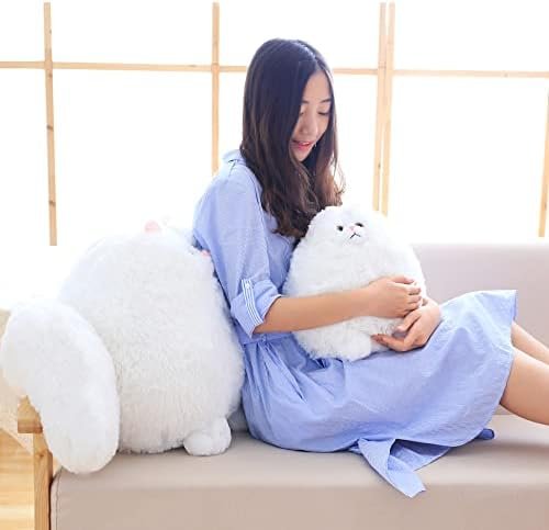 Winsterch Stuffed Animal Plushie Cat Stuffed Animal,Cute Soft Plush Cat Animals,White Stuffed Cat, Birthday Christmas for Kids,Boys,Girls,Fat Cat Stuffed Toy (White, 10 Inches) - Image 5