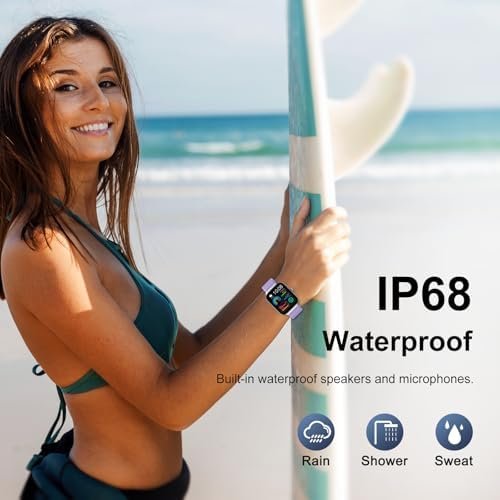 Smart Watch for Men Women (Answer/Make Call), 1.96" HD Smartwatch with Heart Rate/Sleep Monitor/Pedometer/Calories, 113+ Sports Fitness Watch, IP68 Waterproof Activity Tracker for Android iOS-Purple - Image 8