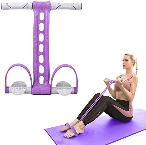 Yoga Pedal Resistance Band Elastic Pull Rope Fitness Sit-up Exercise Equipment at Home Gym Arm Abs Workout Equipment Leg Stretching Equipment