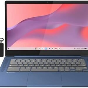 Lenovo Newest Flagship Chromebook, 14'' FHD Touchscreen Slim Thin Light Laptop Computer, 8-Core MediaTek Kompanio 520 Processor, 4GB RAM, 64GB eMMC, WiFi 6,Chrome OS+HubxcelAccesory, Abyss Blue