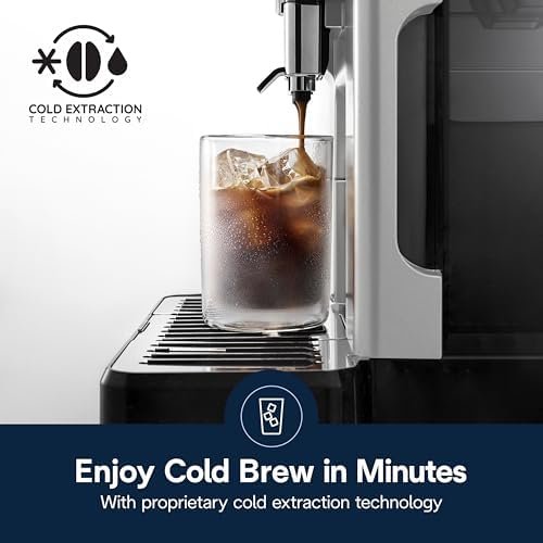 De'Longhi Eletta Explore Espresso Machine with Cold Brew, Automatic Hot & Cold Milk Frother for 50+ One Touch Recipes, Built-in Grinder, ECAM45086S - Image 8