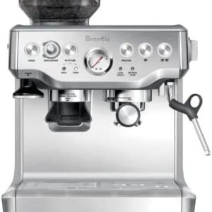 Breville BES870XL Espresso Machine, One Size, Brushed Stainless Steel