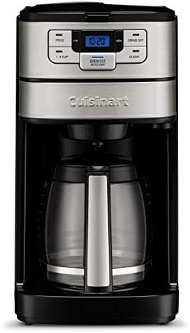 Cuisinart DGB-400 Automatic Grind and Brew 12-Cup Coffeemaker with 1-4 Cup Setting and Auto-Shutoff, Black/Stainless Steel - Image 4