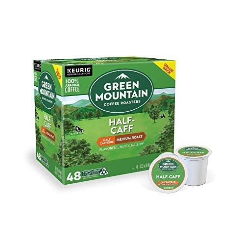 Green Mountain Coffee Roasters Half Caff, Single-Serve Keurig K-Cup Pods, Medium Roast Coffee Pods, 48 Count - Image 5