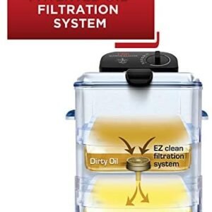 T-fal 3.5L Deep Fryer with Oil Filtration System: 1700W Stainless Steel Fryer, Dishwasher Safe Parts, Digital Timer, Adjustable Temperature Control for Perfect Golden Crispy Results