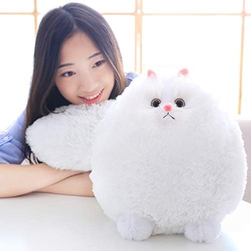 Winsterch Stuffed Animal Plushie Cat Stuffed Animal,Cute Soft Plush Cat Animals,White Stuffed Cat, Birthday Christmas for Kids,Boys,Girls,Fat Cat Stuffed Toy (White, 10 Inches) - Image 4
