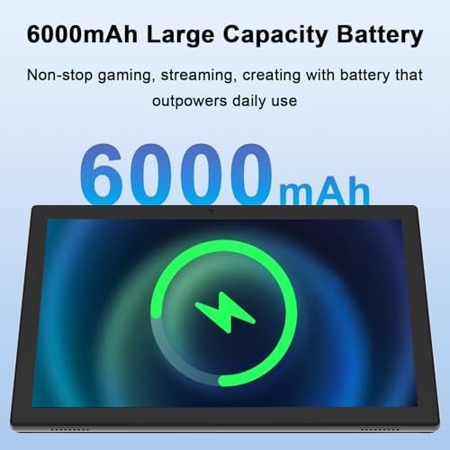 Tablet Android 14, Tablets 10 inch 8GB RAM+ 64GB ROM+ 1TB Expandable Tablet PC, 1280 * 800 IPS Screen, Dual Camera, Powerful Processor, 6000mAh Battery, Bluetooth,WiFi, Google Certified Tablet - Image 4