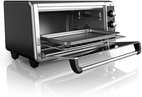 BLACK+DECKER 8-Slice Extra Wide Convection Toaster Oven, Fits 9"x13" Oven Pans and 12" Pizza, Bake, Toast, Broil, and Keep Warm Functions, Countertop Compact Design with Stainless Steel Finish - Image 10