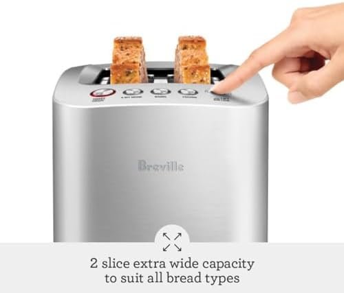 Breville Smart Toaster, 2-Slice, Brushed Aluminum - Image 2