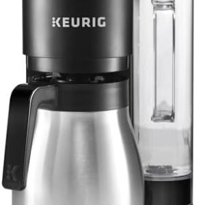 Keurig K-Duo Plus Single Serve & Carafe Coffee Maker, Multi-Position 60oz Removable Reservoir, Programmable Auto Brew Carafe, Black