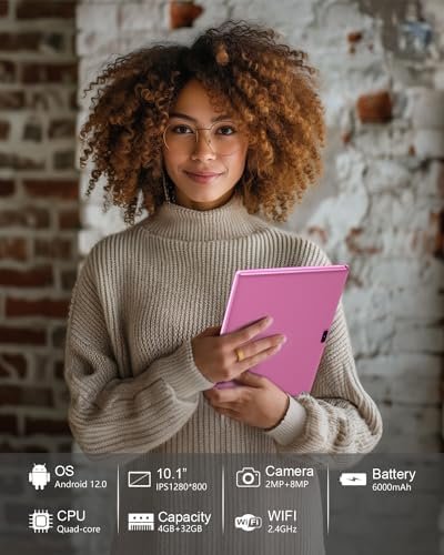 Tablet 10 inch Android 14 Tablet PC, 10.1" Android Tablets, DDR4 6GB RAM 32GB ROM 2MP+8MP Dual Camera, WiFi-6 Bluetooth 1TB Expand IPS Full HD Display Tab, 6000mAh Battery Powerful Performance Tablet. - Image 3