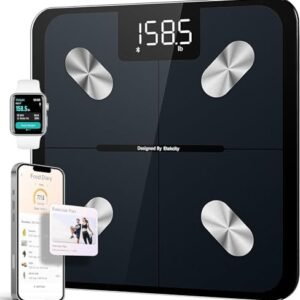 Etekcity Smart Scale for Body Weight FSA HSA Store Eligible, Bathroom Digital Weighing Scale with BMI, Body Fat, Muscle Mass, Accurate Bluetooth Home User Health Equipment Sync Apps