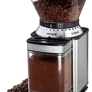 CUISINART Coffee Grinder, Electric Burr One-Touch Automatic Grinder with18-Position Grind Selector, Stainless Steel, DBM-8P1