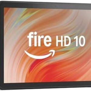 Amazon Fire HD 10 tablet (newest model) built for relaxation, 10.1″ vibrant Full HD screen, octa-core processor, 3 GB RAM, 32 GB, Black