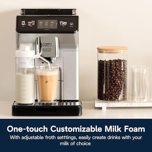 De'Longhi Eletta Explore Espresso Machine with Cold Brew, Automatic Hot & Cold Milk Frother for 50+ One Touch Recipes, Built-in Grinder, ECAM45086S - Image 7