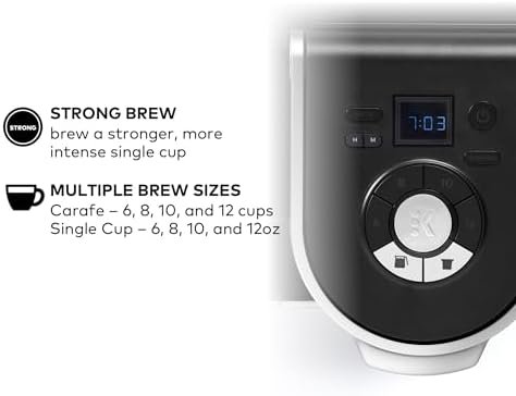 Keurig K-Duo Single Serve K-Cup Pod & Carafe Coffee Maker, with Multiple Brew Sizes, 60oz Removable Reservoir, Programmable Auto Brew Carafe, (Gen 1), Black - Image 3