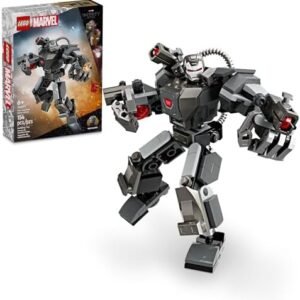 LEGO Marvel War Machine Mech Armor, Buildable Marvel Action Figure Toy for Kids with 3 Stud Shooters, Legendary Character from The MCU, Marvel Gift for Boys and Girls Aged 6 and Up, 76277