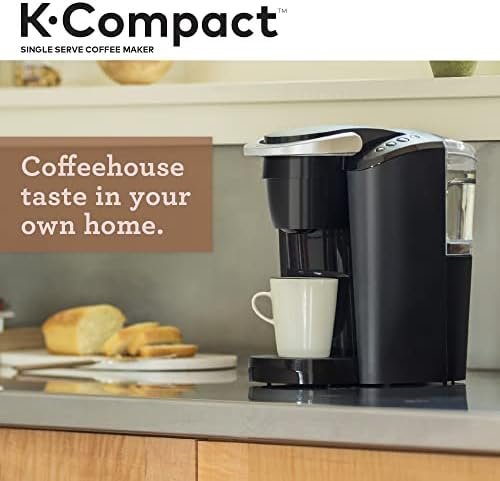 Keurig K-Compact Single-Serve K-Cup Pod Coffee Maker, with 3 Brew Sizes, Smart Start Feature, 36oz Removable Reservoir, Black - Image 9