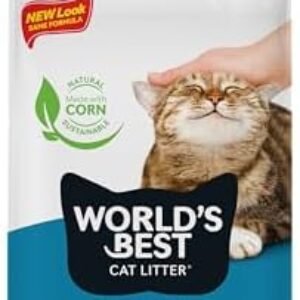 WORLD'S BEST CAT LITTER Multiple Cat Lotus Blossom Scented 32-Pounds - Natural Ingredients, Quick Clumping, Flushable, 99% Dust Free & Made in USA - Floral Fragrance & Long-Lasting Odor Control