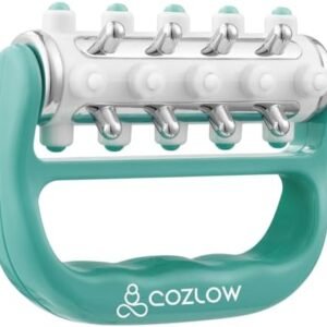 MyoRelease Lymphatic Drainage Massager (Green), Ultimate Fascia Release & Scar Tissue Massage Tool, Personal Handheld Massage Roller for Shoulder, Neck, Thigh, Leg & Back