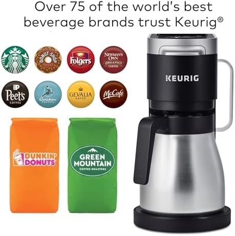 Keurig K-Duo Plus Single Serve & Carafe Coffee Maker, Multi-Position 60oz Removable Reservoir, Programmable Auto Brew Carafe, Black - Image 12