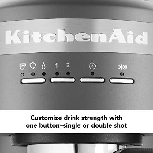 KitchenAid Semi-Automatic Espresso Machine KES6403, Matte Charcoal Grey, 1.4 Liters - Image 7