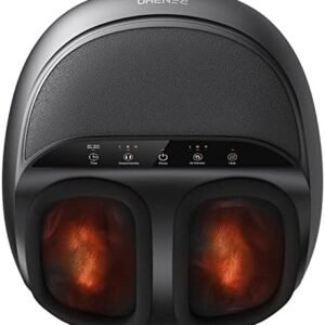 RENPHO Foot Massager Machine with Heat, FSA HSA Eligible Shiatsu Foot Massager, Foot Care, Electric Foot Massage, Birthday and Christmas Gifts for Women Mom Men Dad, Fits Up to Size 13, Black