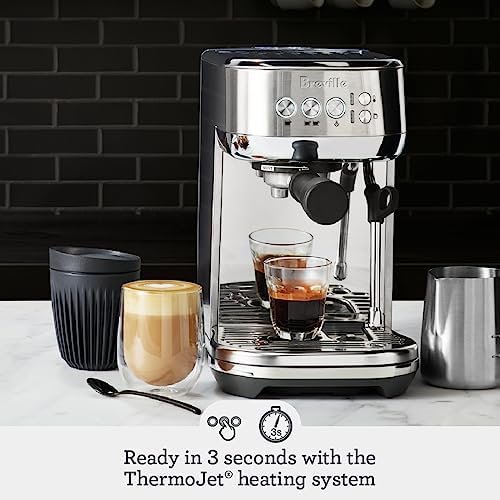 Breville Bambino Plus Espresso Machine BES500BSS, Brushed Stainless Steel - Image 2