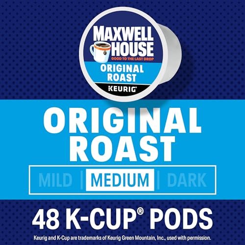 Maxwell House Original Roast Medium Roast K-Cup Coffee Pods, 48 ct. Box - Image 3