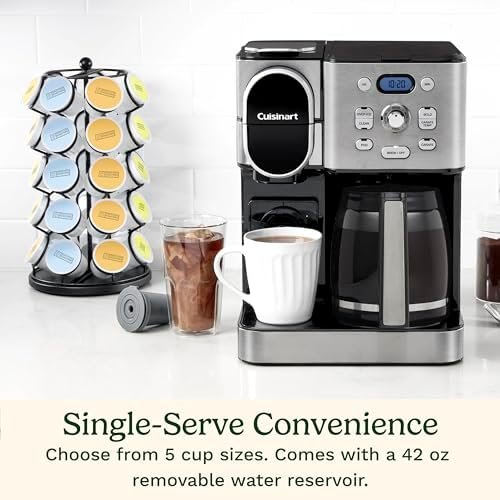 Cuisinart Coffee Maker, 12-Cup Glass Carafe, Automatic Hot & Iced Coffee Maker, Single Server Brewer, Stainless Steel, SS-16 - Image 3