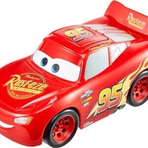 Mattel Disney and Pixar Cars Track Talkers Toy Vehicles, Lightning McQueen Talking Car, Collectible Character Car, 5.5-inch