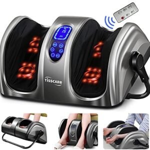 TISSCARE Shiatsu Foot Massager with Heat: Foot Massager Machine for Neuropathy, Plantar Fasciitis and Pain Relief-Massage Feet/Leg/Calf/Ankle at Home/Office, Christmas Gifts for Women and Men