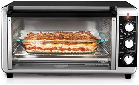 BLACK+DECKER 8-Slice Extra Wide Convection Toaster Oven, Fits 9"x13" Oven Pans and 12" Pizza, Bake, Toast, Broil, and Keep Warm Functions, Countertop Compact Design with Stainless Steel Finish - Image 8