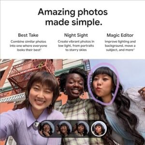 Google Pixel 8a – Unlocked Android Phone with Google AI, Advanced Pixel Camera and 24-Hour Battery – Obsidian – 128 GB