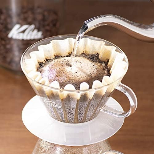 Kalita Wave Paper Coffee Filters I Larger Size 185 I 100 Count I Specially Pour Over Dripper I Made in Japan, Large, White - Image 4