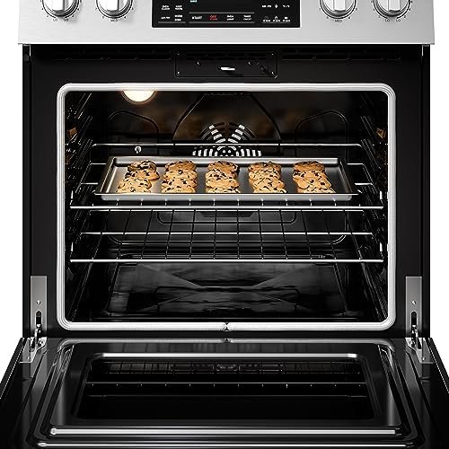 Kenmore Front Control Electric Range Oven with 5 Cooktop Elements with 7 Cooking Power Options, True Convection, Steam and Self Clean, Freestanding Oven, 4.8 cu. ft. Capacity Stainless Steel - Image 12