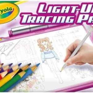 Crayola Light Up Tracing Pad - Pink, Art Kit for Kids, Kids Toys & Games, Light Box, Holiday Gifts for Girls & Boys, 6+ [Amazon Exclusive]