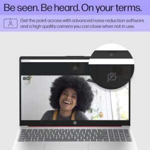 HP 15.6″ Portable Laptop (Include 1 Year Microsoft 365), HD Display, Intel Quad-Core N200 Processor, 16GB RAM, 128GB Storage, Wi-Fi 5, Webcam, HDMI, Numeric Keypad, Windows 11 Home, Red